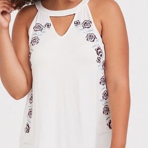 Torrid Super Soft Floral Tank Top
